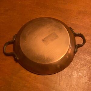 🇷🇺🔪 Copper 8.0” French Kitchen Soufflé Serving Platter Dish with Handles 🔪🥒